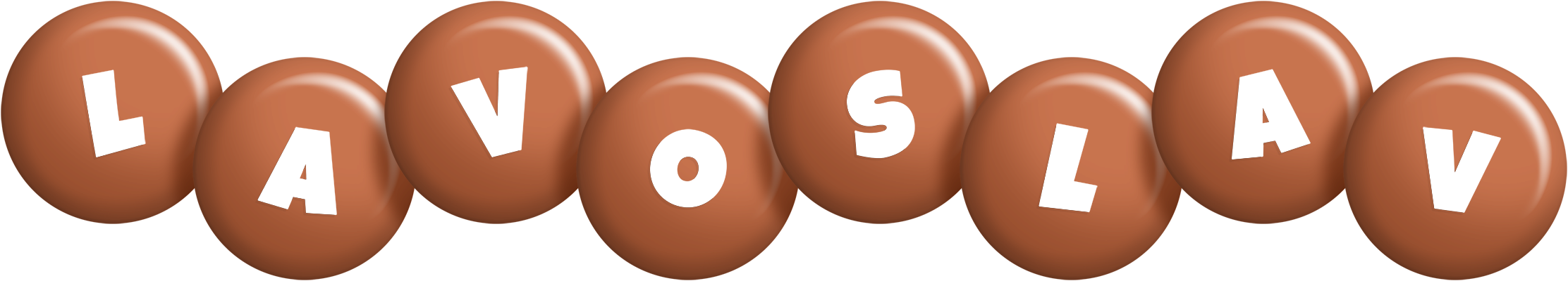 Lavoslav candy-brown logo