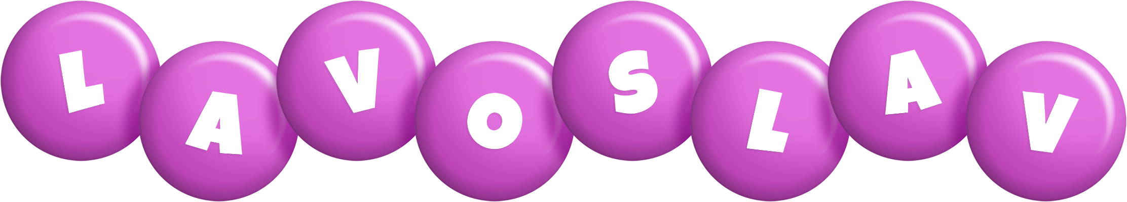 Lavoslav candy-purple logo