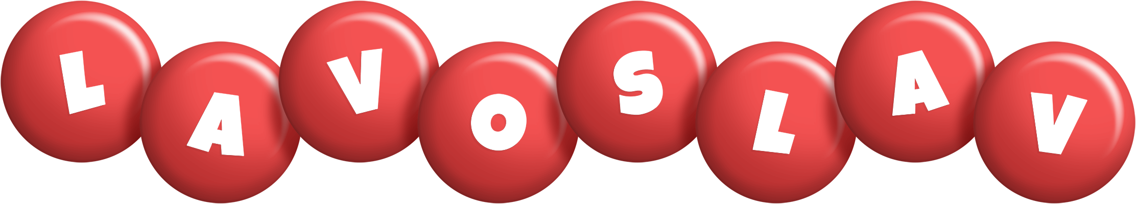 Lavoslav candy-red logo