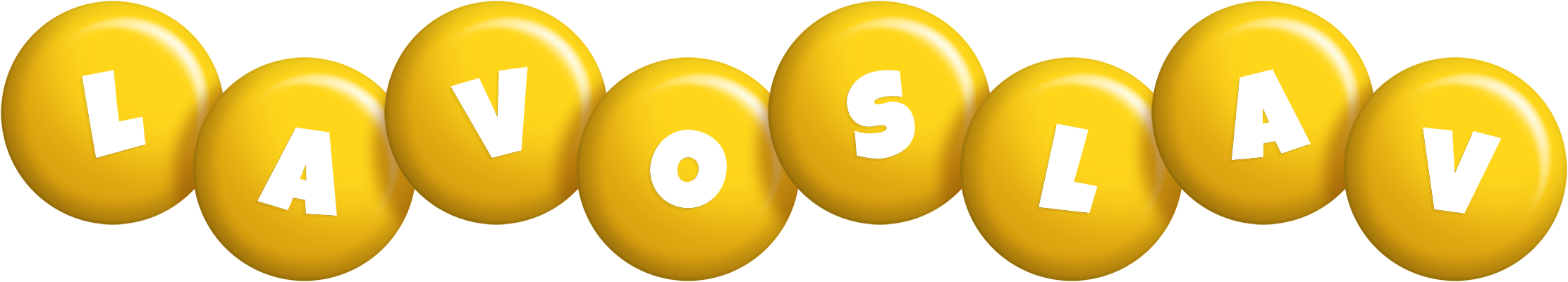 Lavoslav candy-yellow logo