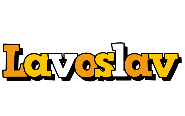 Lavoslav cartoon logo