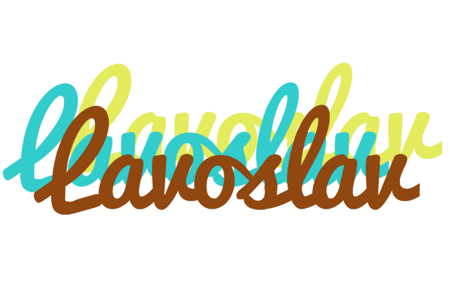 Lavoslav cupcake logo