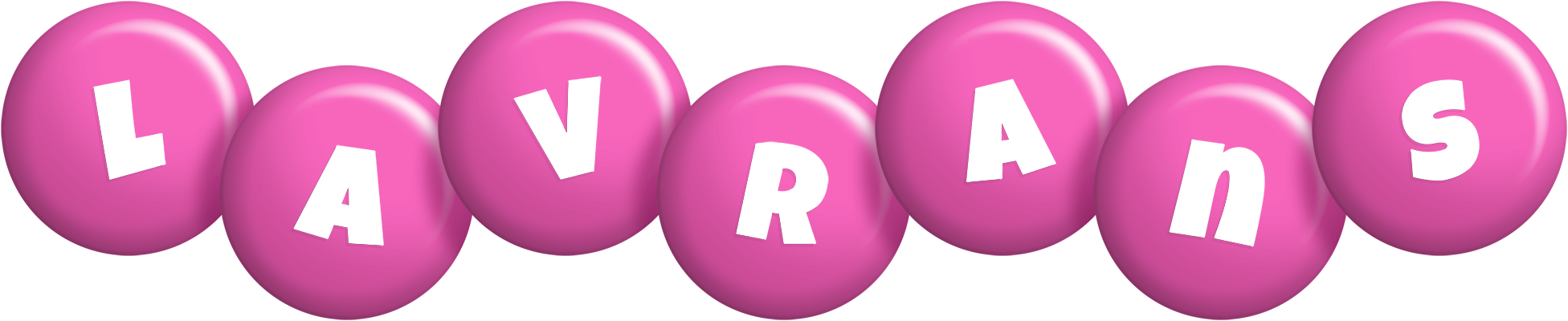 Lavrans candy-pink logo