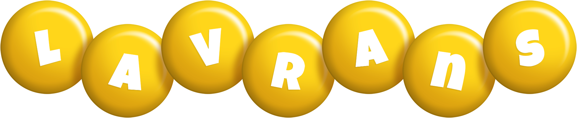 Lavrans candy-yellow logo