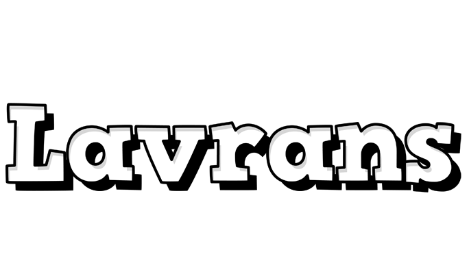 Lavrans snowing logo