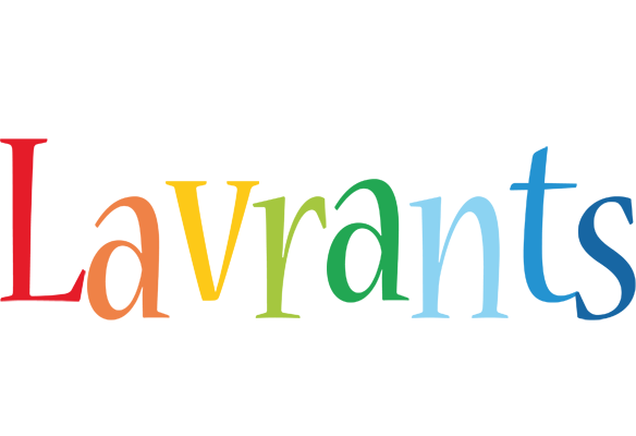 Lavrants birthday logo