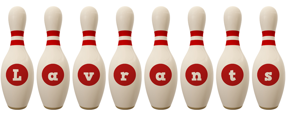 Lavrants bowling-pin logo