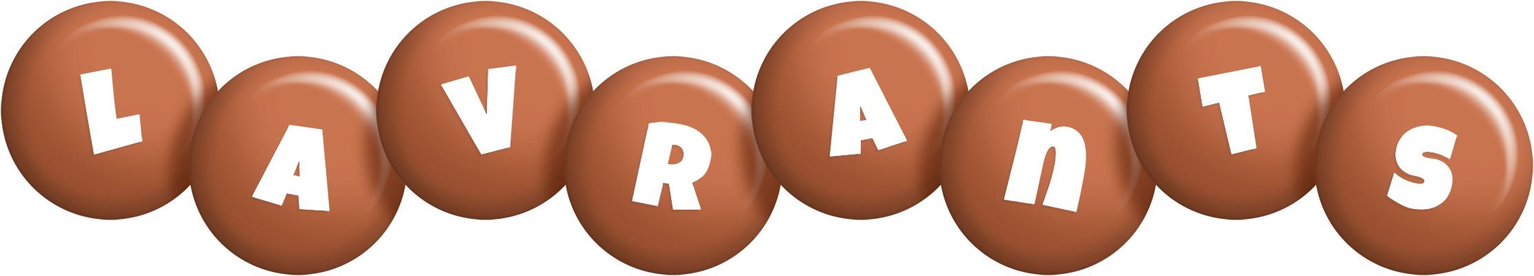 Lavrants candy-brown logo