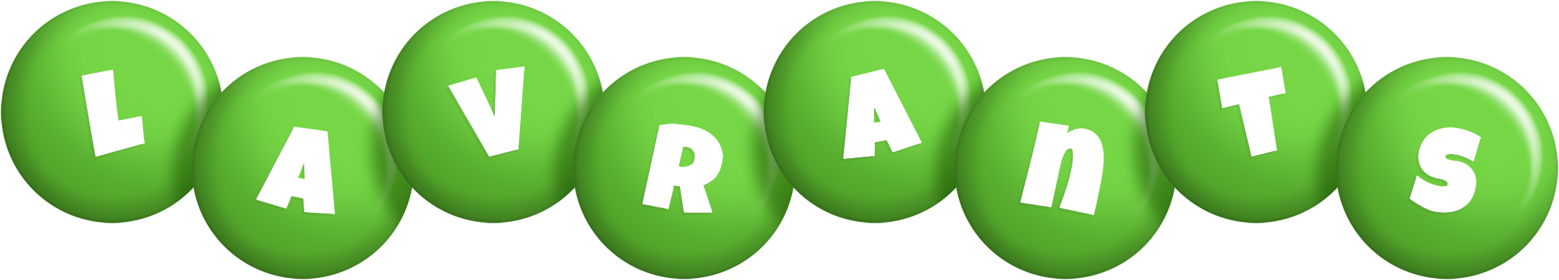 Lavrants candy-green logo