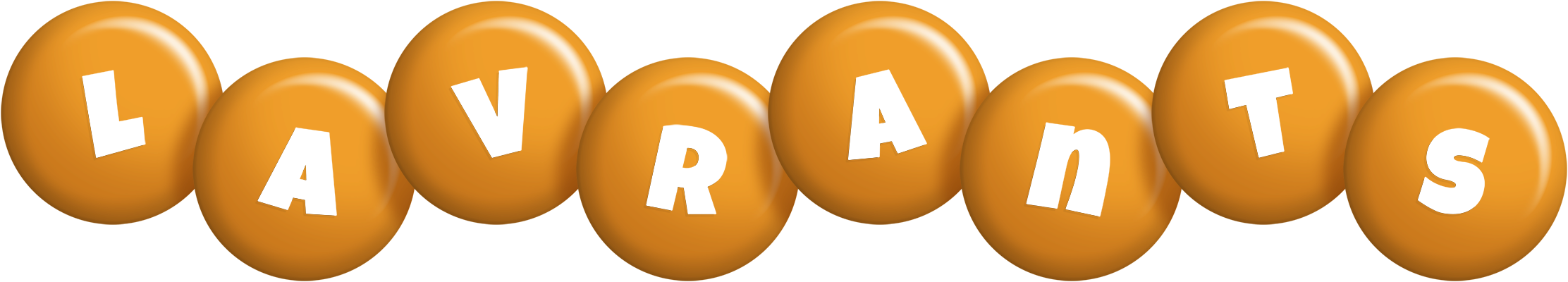 Lavrants candy-orange logo