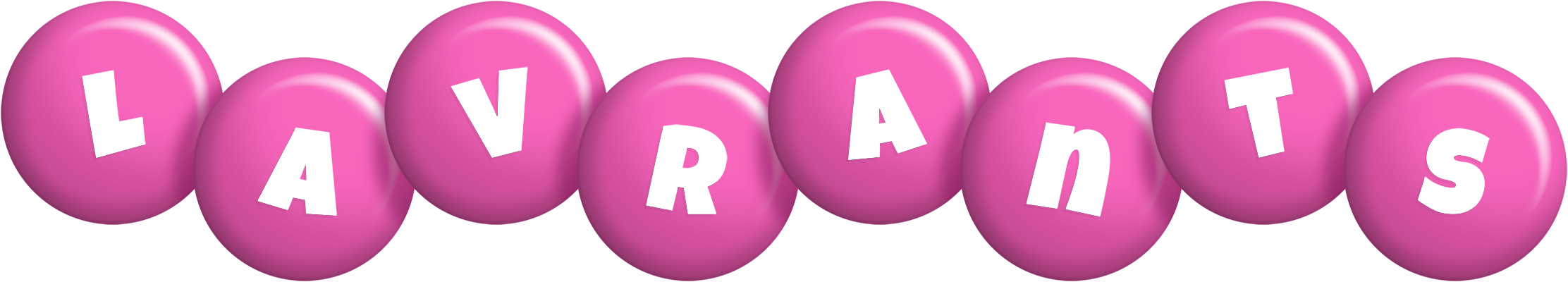 Lavrants candy-pink logo