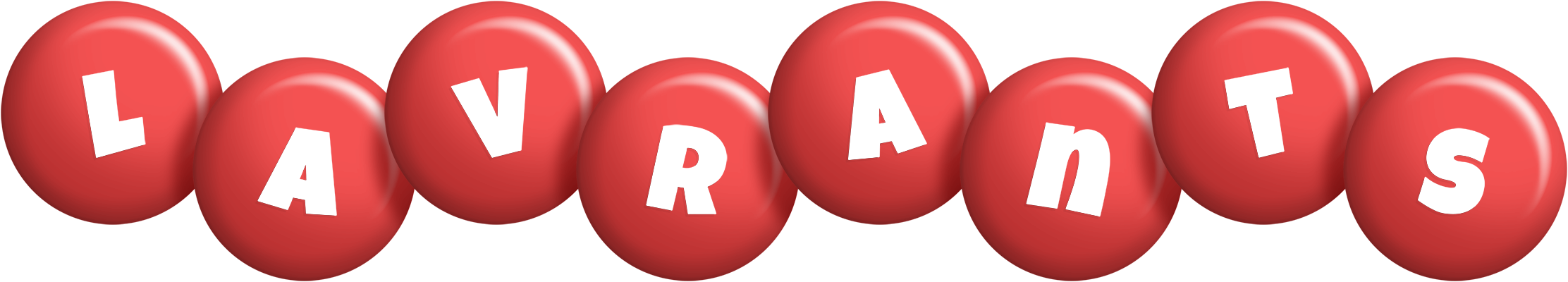 Lavrants candy-red logo