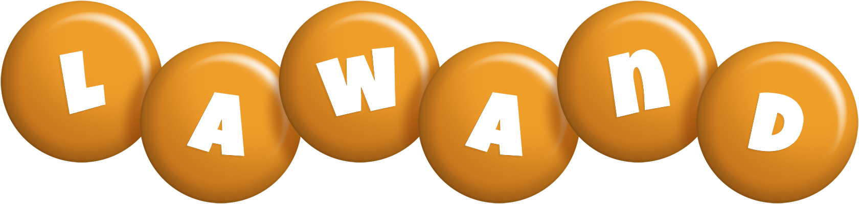 Lawand candy-orange logo