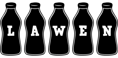 Lawen bottle logo