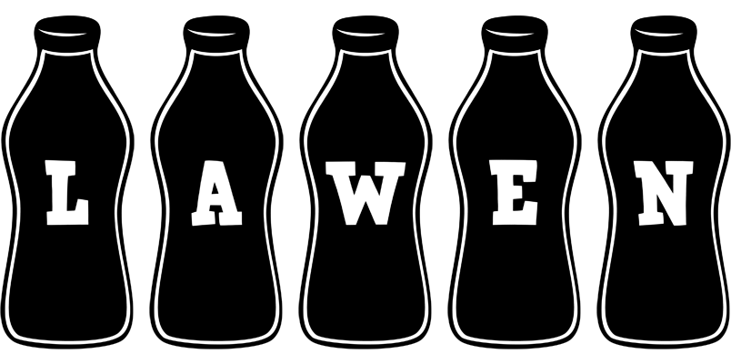 Lawen bottle logo