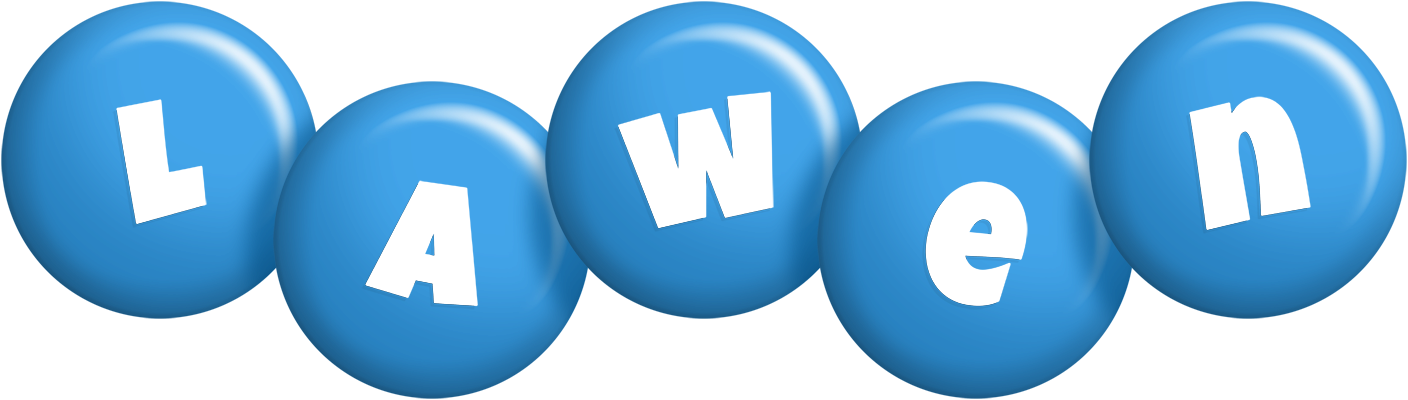 Lawen candy-blue logo