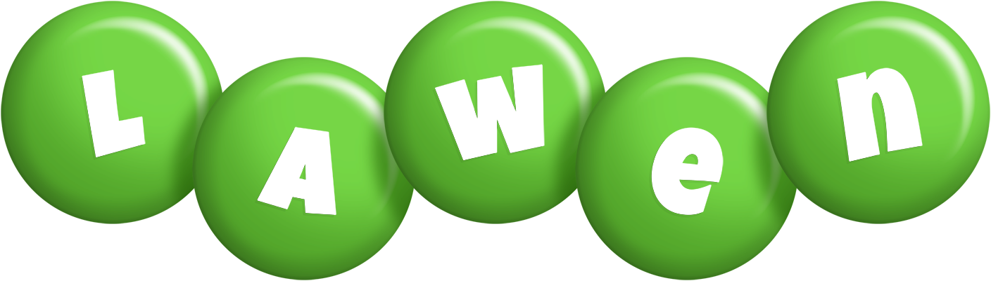 Lawen candy-green logo