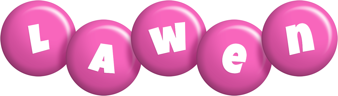 Lawen candy-pink logo
