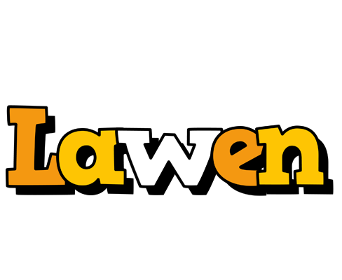 Lawen cartoon logo