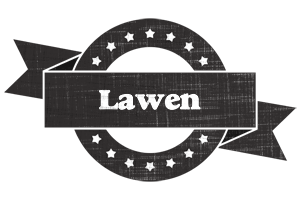 Lawen grunge logo