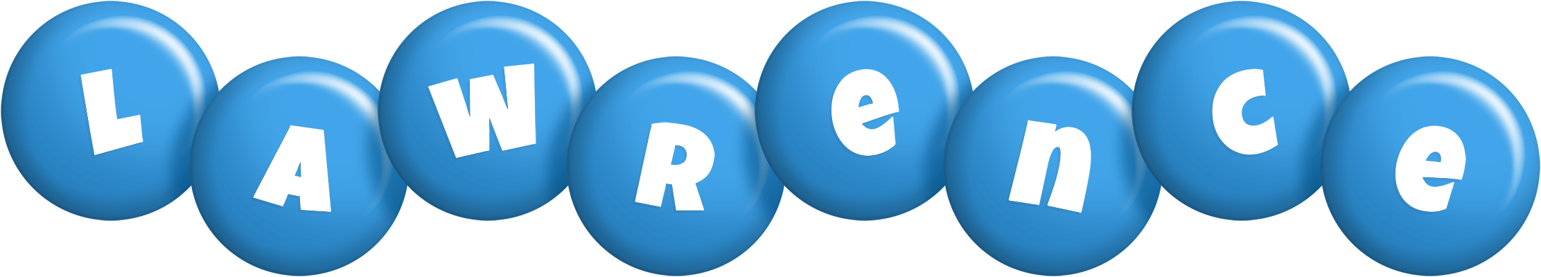 Lawrence candy-blue logo