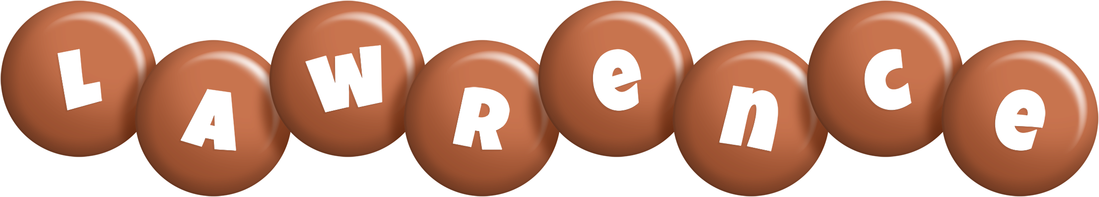 Lawrence candy-brown logo