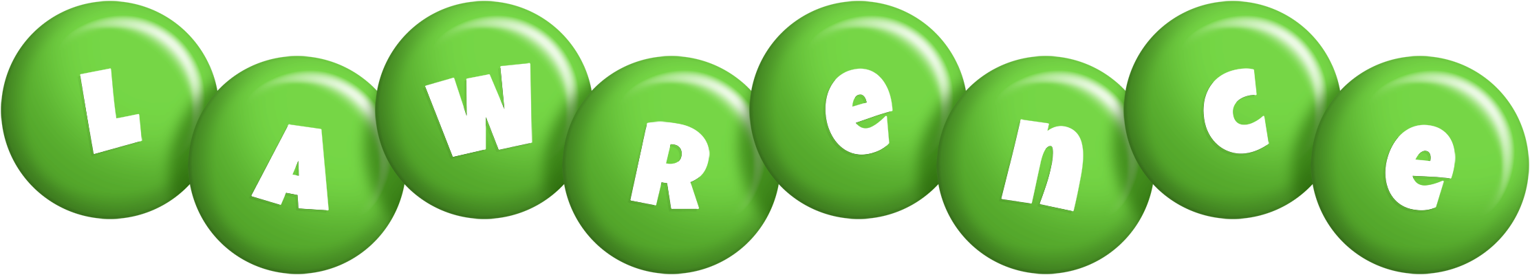 Lawrence candy-green logo