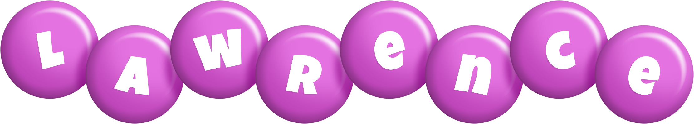 Lawrence candy-purple logo