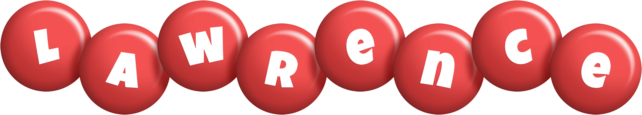 Lawrence candy-red logo