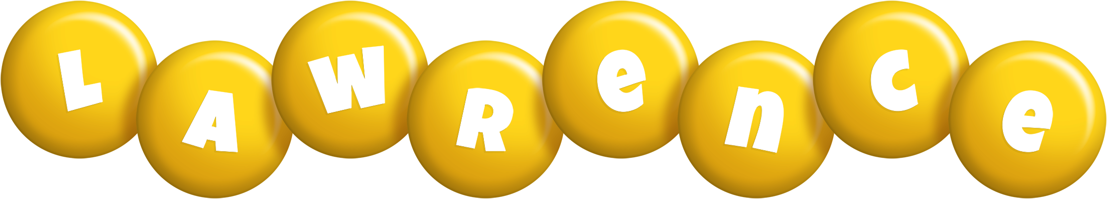Lawrence candy-yellow logo