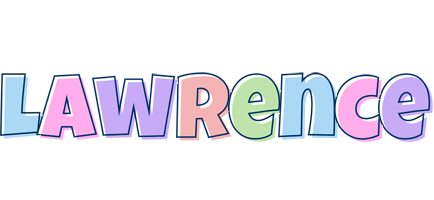 Lawrence pastel logo