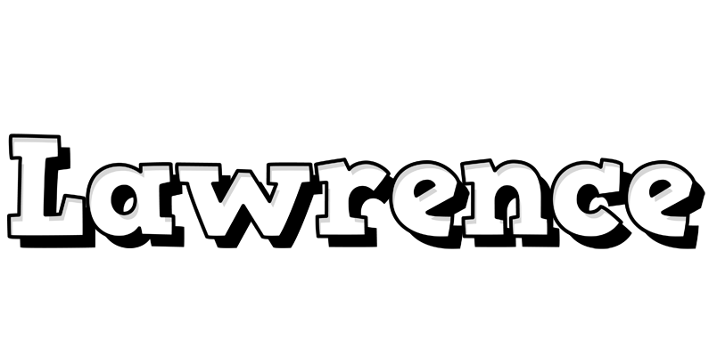 Lawrence snowing logo