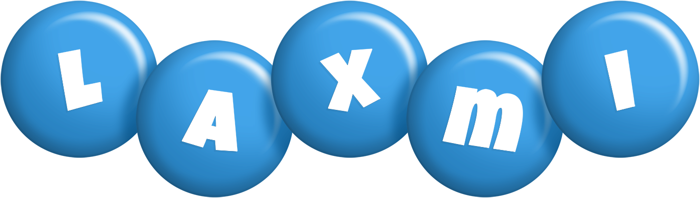 Laxmi candy-blue logo