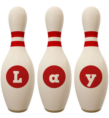 Lay bowling-pin logo