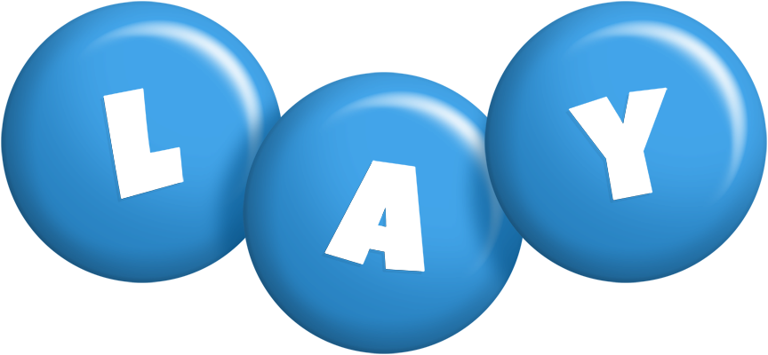 Lay candy-blue logo
