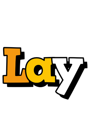 Lay cartoon logo