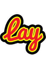 Lay fireman logo