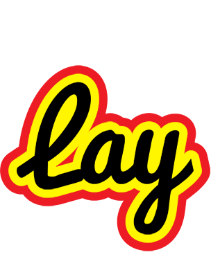 Lay flaming logo
