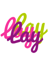 Lay flowers logo