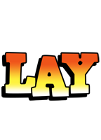 Lay sunset logo