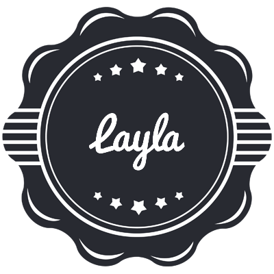 Layla badge logo