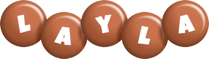 Layla candy-brown logo
