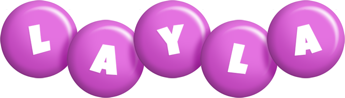 Layla candy-purple logo