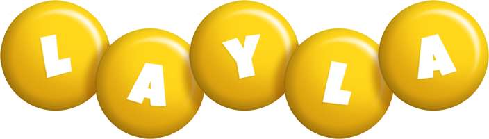 Layla candy-yellow logo