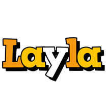 Layla cartoon logo