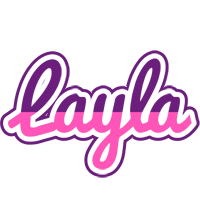 Layla cheerful logo