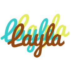 Layla cupcake logo