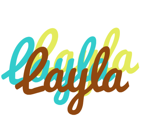 Layla cupcake logo