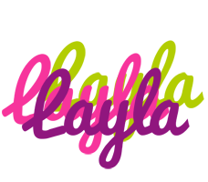 Layla flowers logo