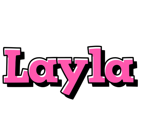 Layla girlish logo